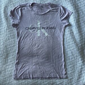 Calvin Klein Women's Purple T-Shirt